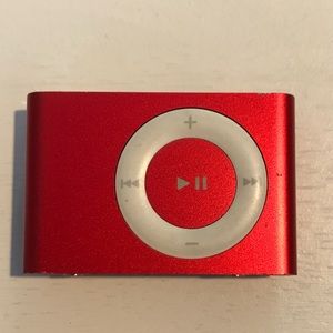 Red iPod Shuffle 2nd generation 1GB